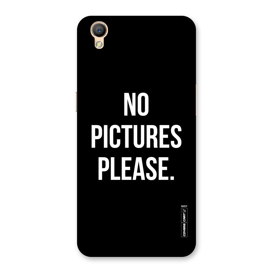 No Pictures Please Back Case for Oppo A37