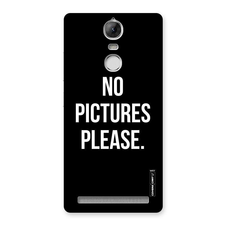 No Pictures Please Back Case for Vibe K5 Note