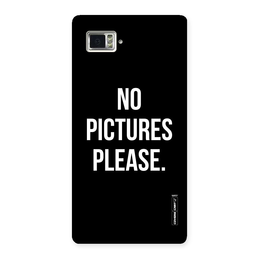 No Pictures Please Back Case for Vibe Z2 Pro K920