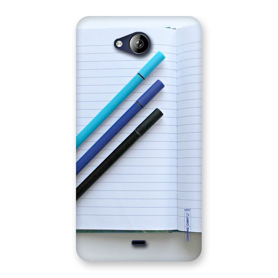 Notebook And Pens Back Case for Canvas Play Q355