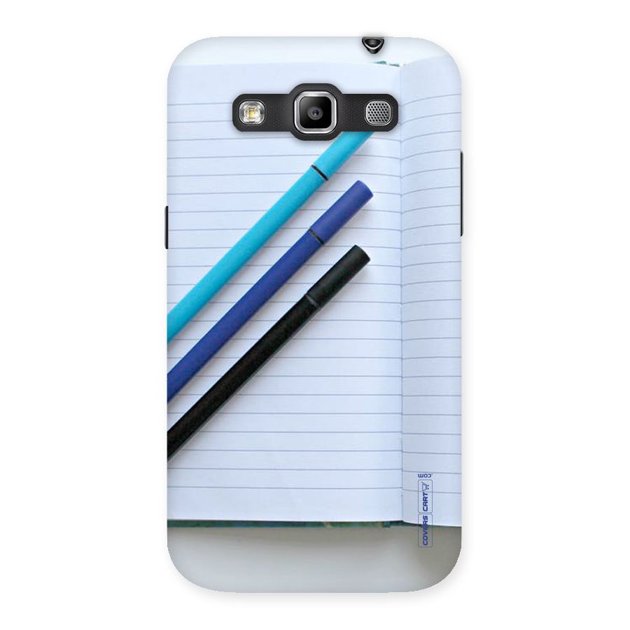 Notebook And Pens Back Case for Galaxy Grand Quattro
