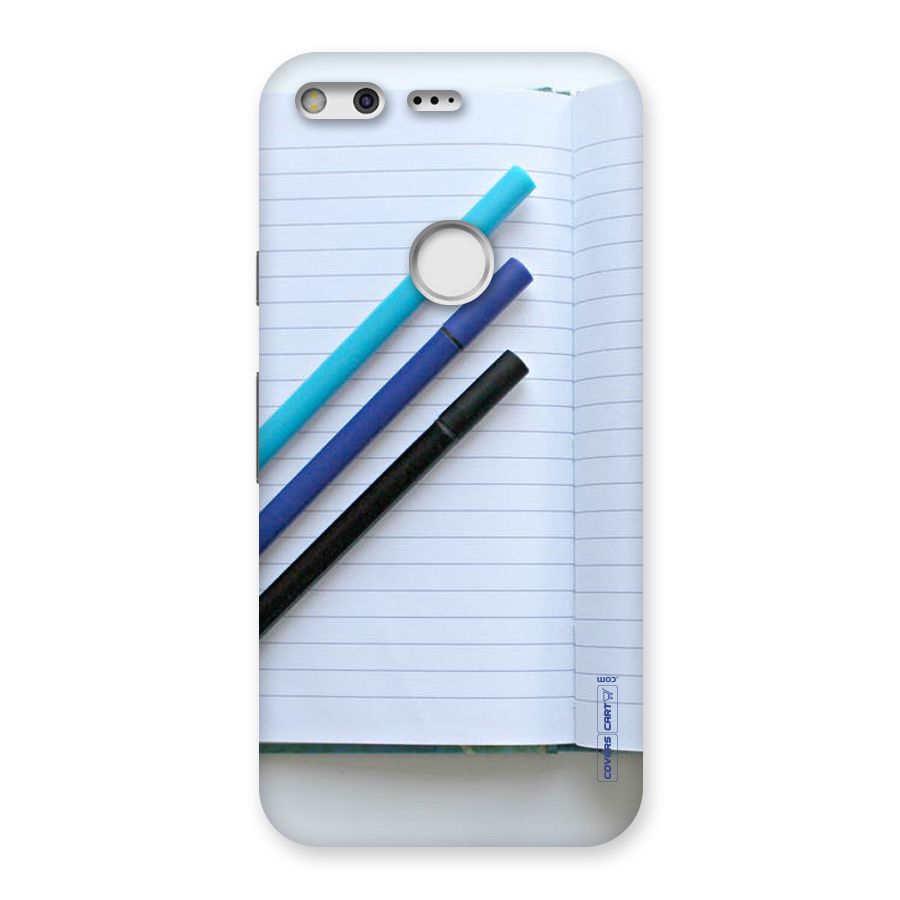 Notebook And Pens Back Case for Google Pixel
