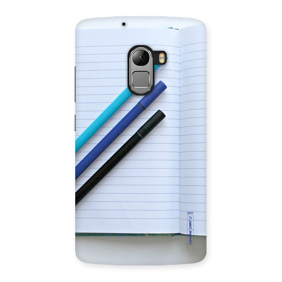 Notebook And Pens Back Case for Lenovo K4 Note