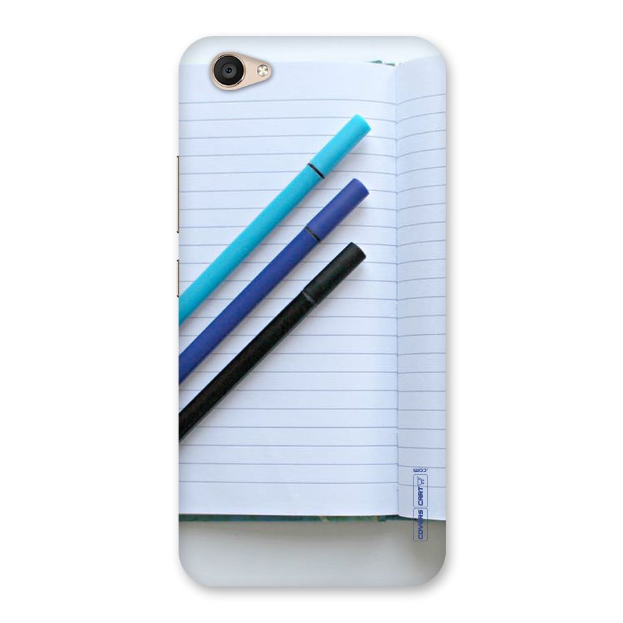 Notebook And Pens Back Case for Vivo V5 Plus