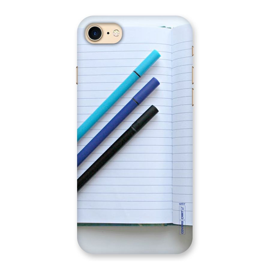 Notebook And Pens Back Case for iPhone 7