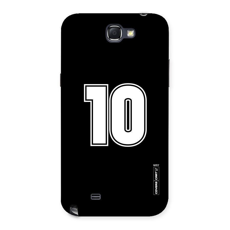Number 10 Back Case for Galaxy Note 2