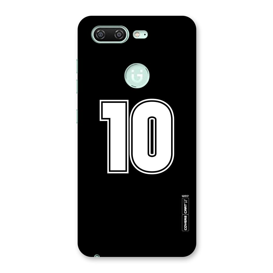 Number 10 Back Case for Gionee S10