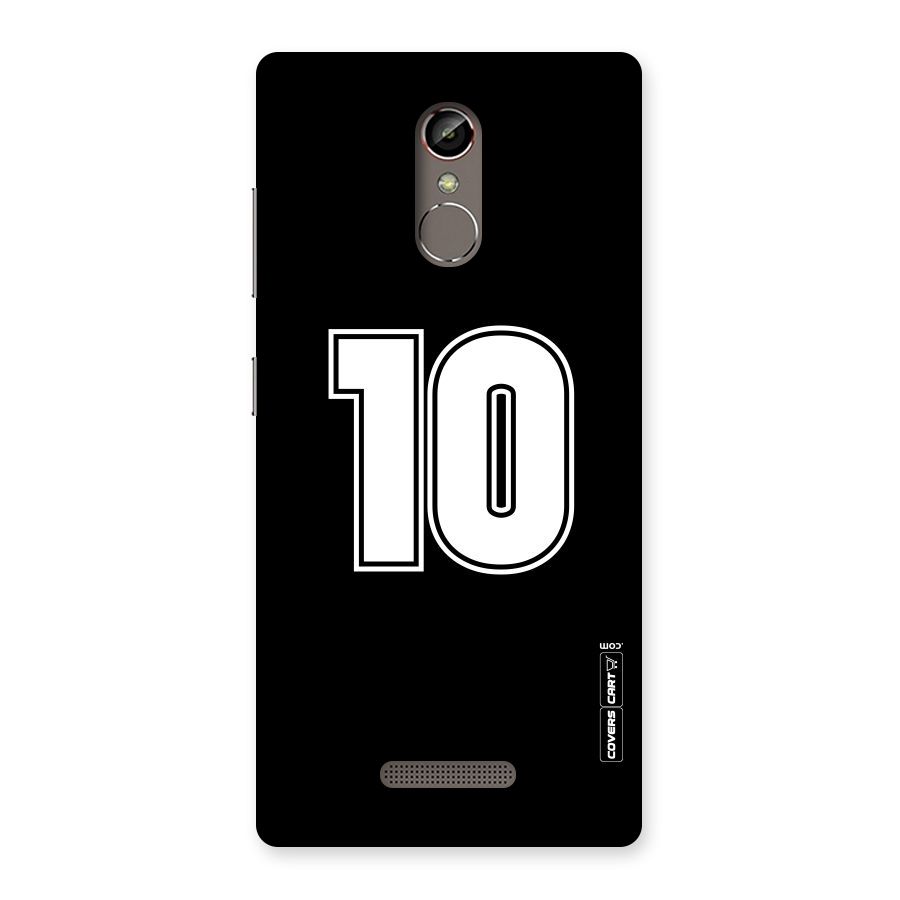 Number 10 Back Case for Gionee S6s