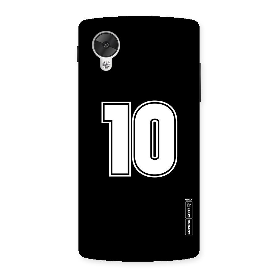 Number 10 Back Case for Google Nexsus 5