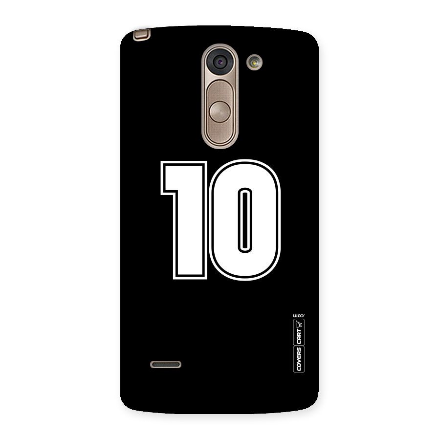 Number 10 Back Case for LG G3 Stylus