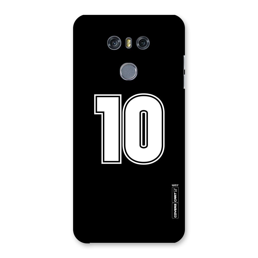 Number 10 Back Case for LG G6