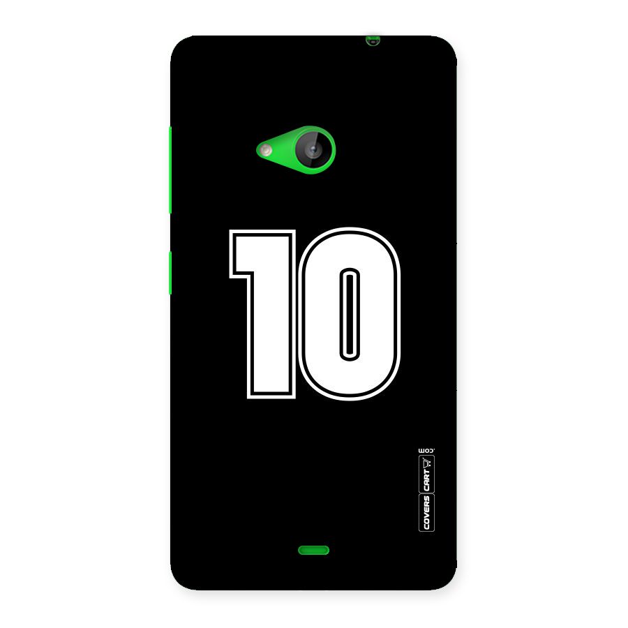 Number 10 Back Case for Lumia 535