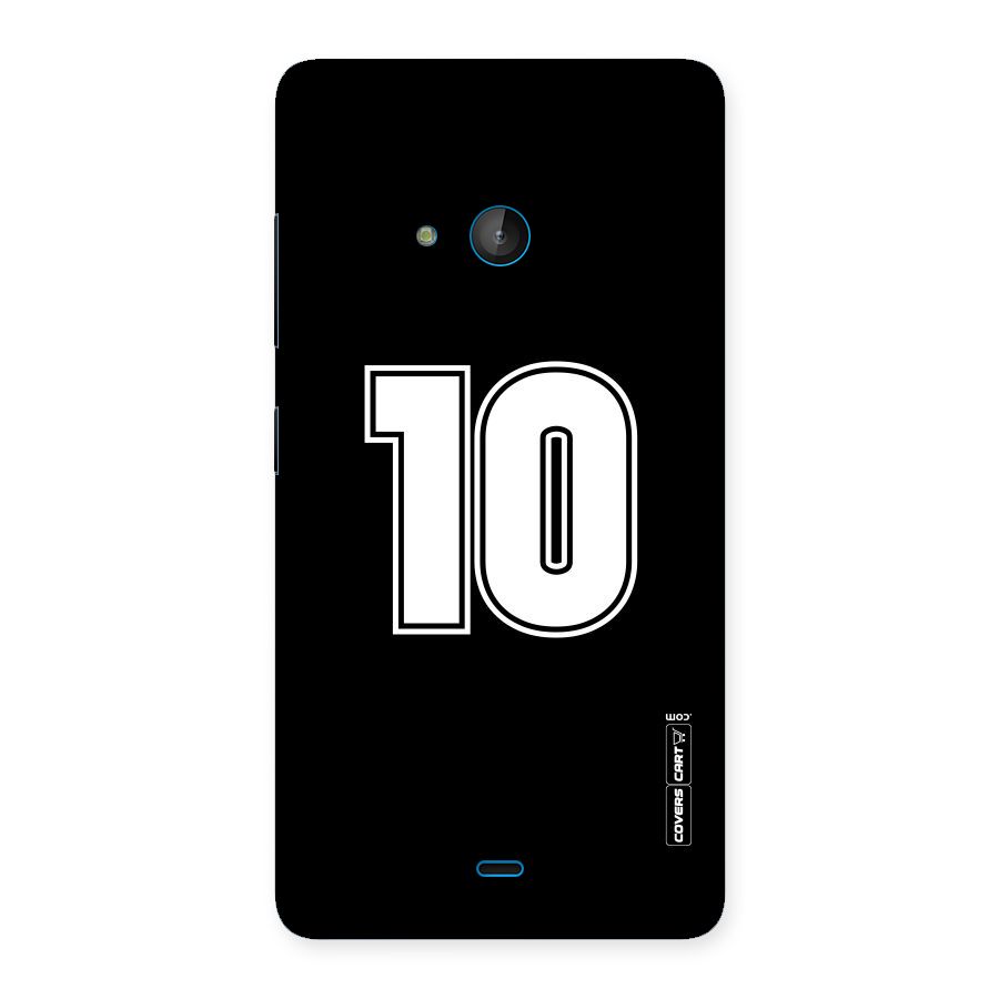 Number 10 Back Case for Lumia 540