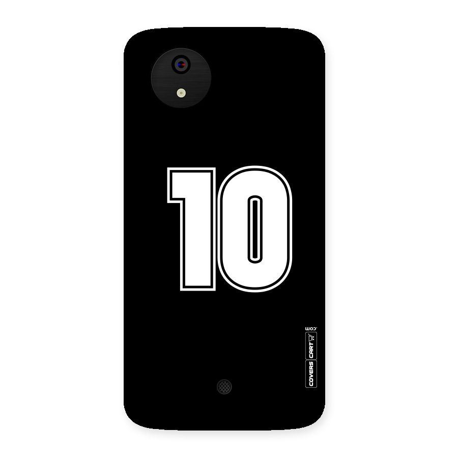 Number 10 Back Case for Micromax Canvas A1