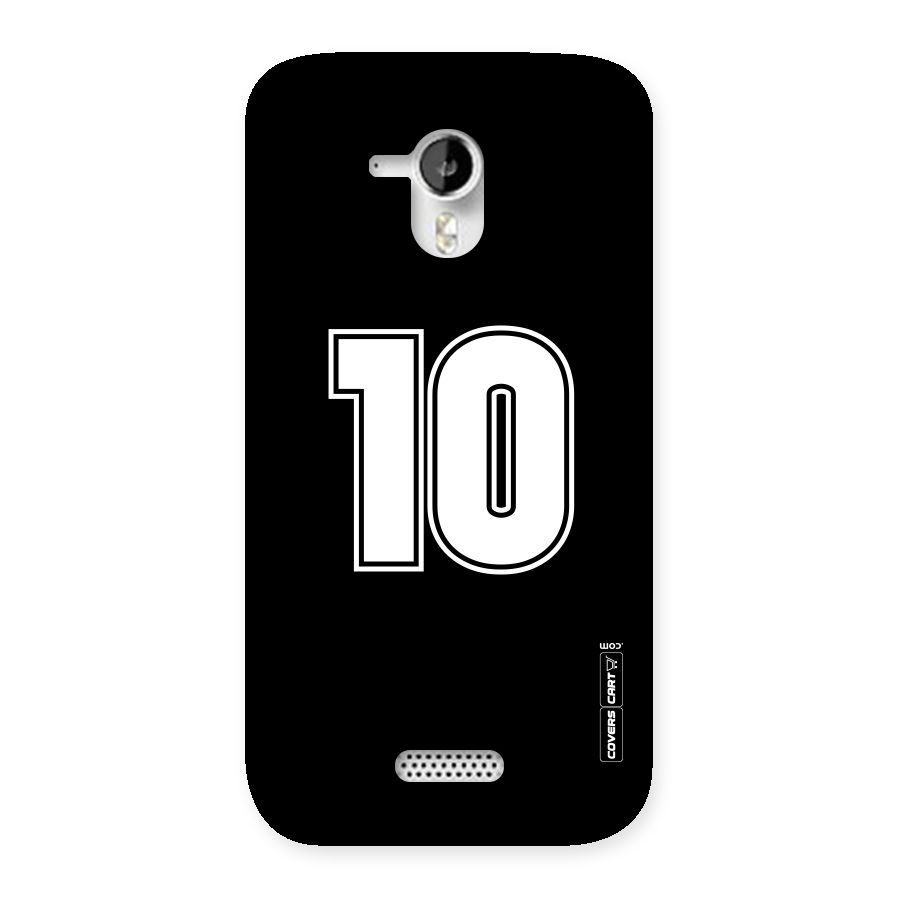 Number 10 Back Case for Micromax Canvas HD A116
