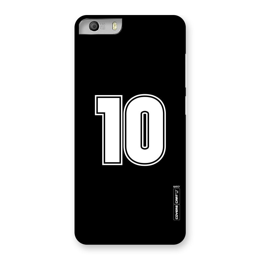 Number 10 Back Case for Micromax Canvas Knight 2