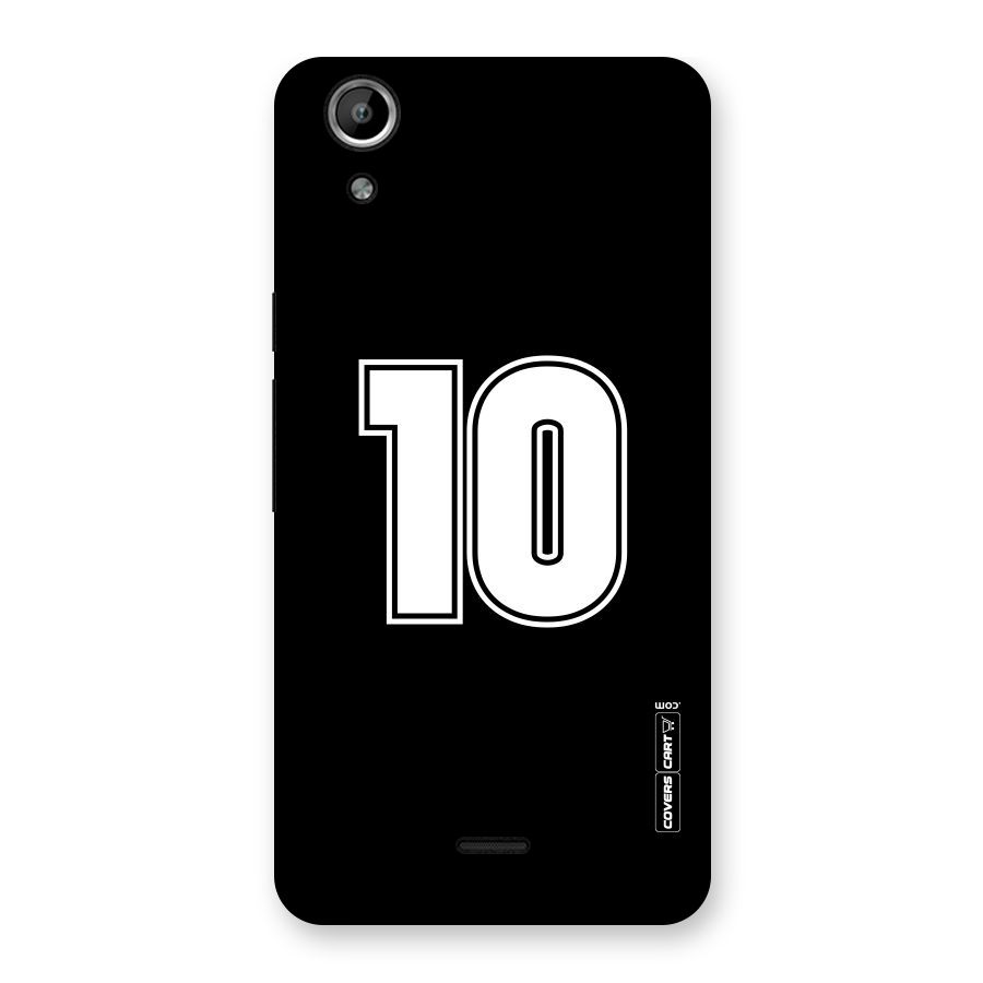 Number 10 Back Case for Micromax Canvas Selfie Lens Q345