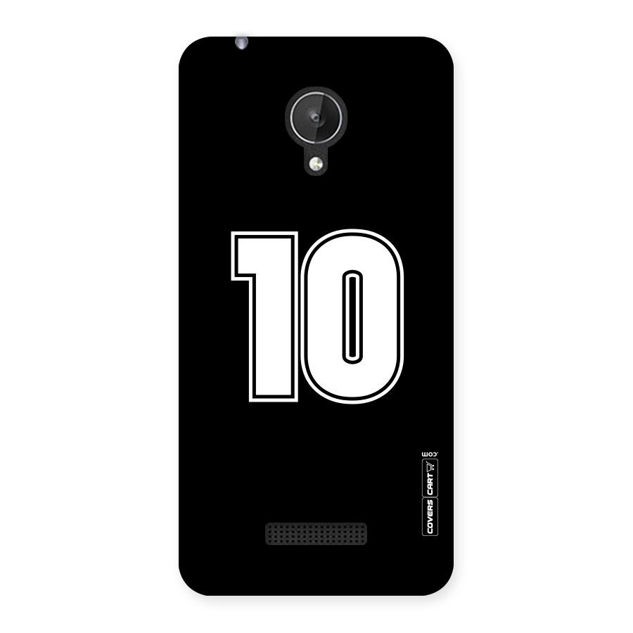 Number 10 Back Case for Micromax Canvas Spark Q380