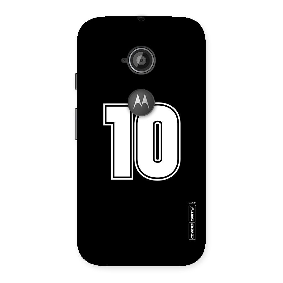 Number 10 Back Case for Moto E 2nd Gen