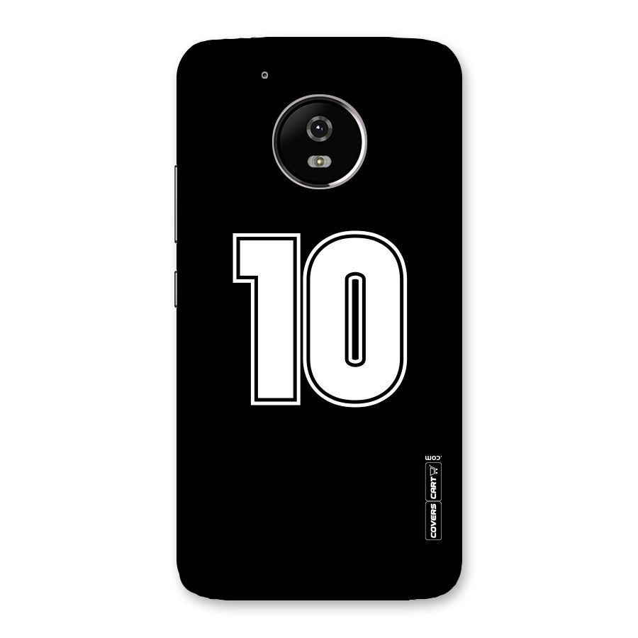 Number 10 Back Case for Moto G5