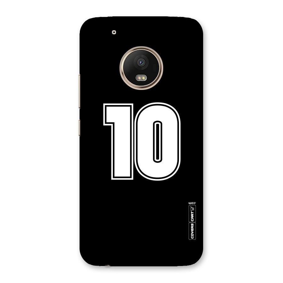 Number 10 Back Case for Moto G5 Plus
