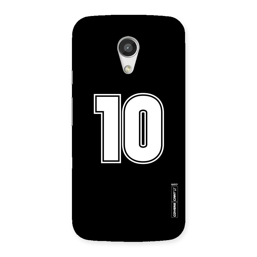 Number 10 Back Case for Moto G 2nd Gen
