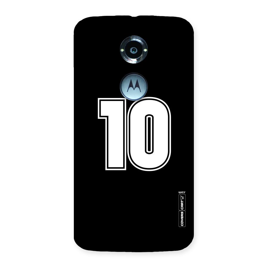 Number 10 Back Case for Moto X 2nd Gen