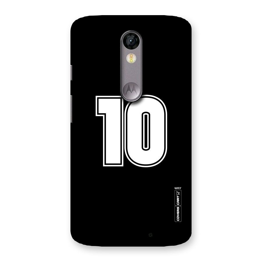 Number 10 Back Case for Moto X Force