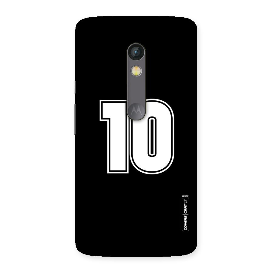 Number 10 Back Case for Moto X Play