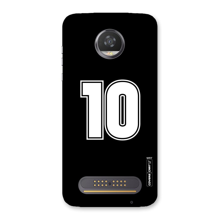 Number 10 Back Case for Moto Z2 Play