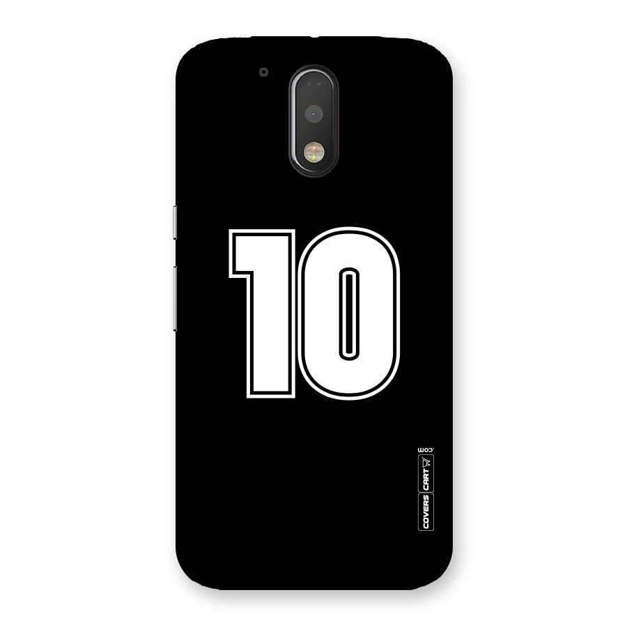 Number 10 Back Case for Motorola Moto G4