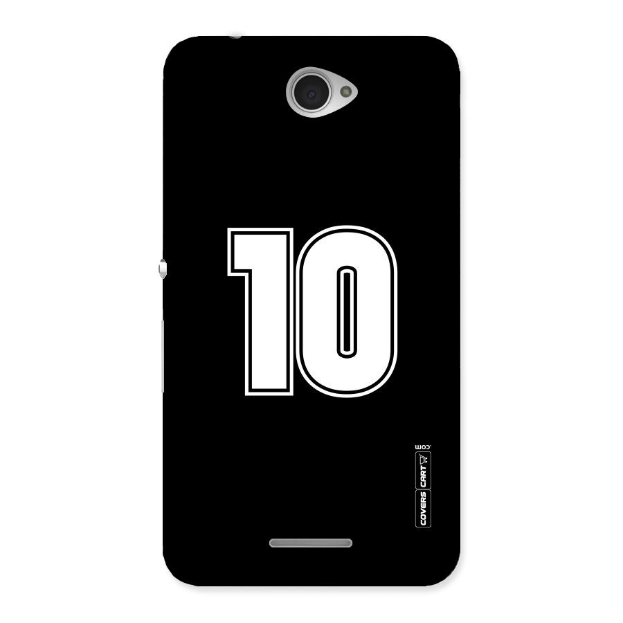 Number 10 Back Case for Sony Xperia E4