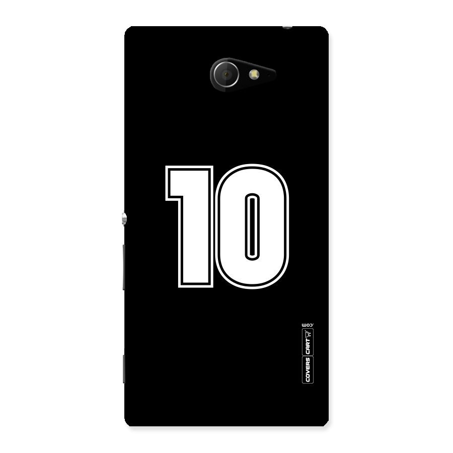 Number 10 Back Case for Sony Xperia M2