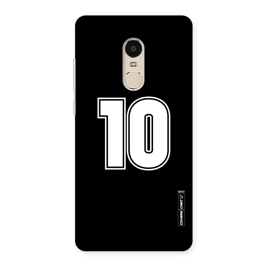 Number 10 Back Case for Xiaomi Redmi Note 4