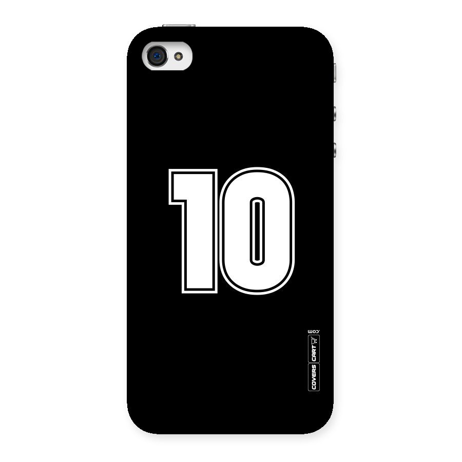 Number 10 Back Case for iPhone 4 4s