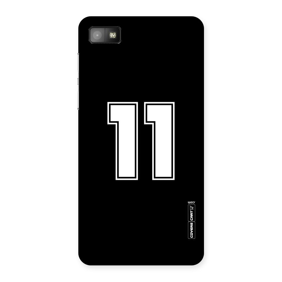 Number 11 Back Case for Blackberry Z10