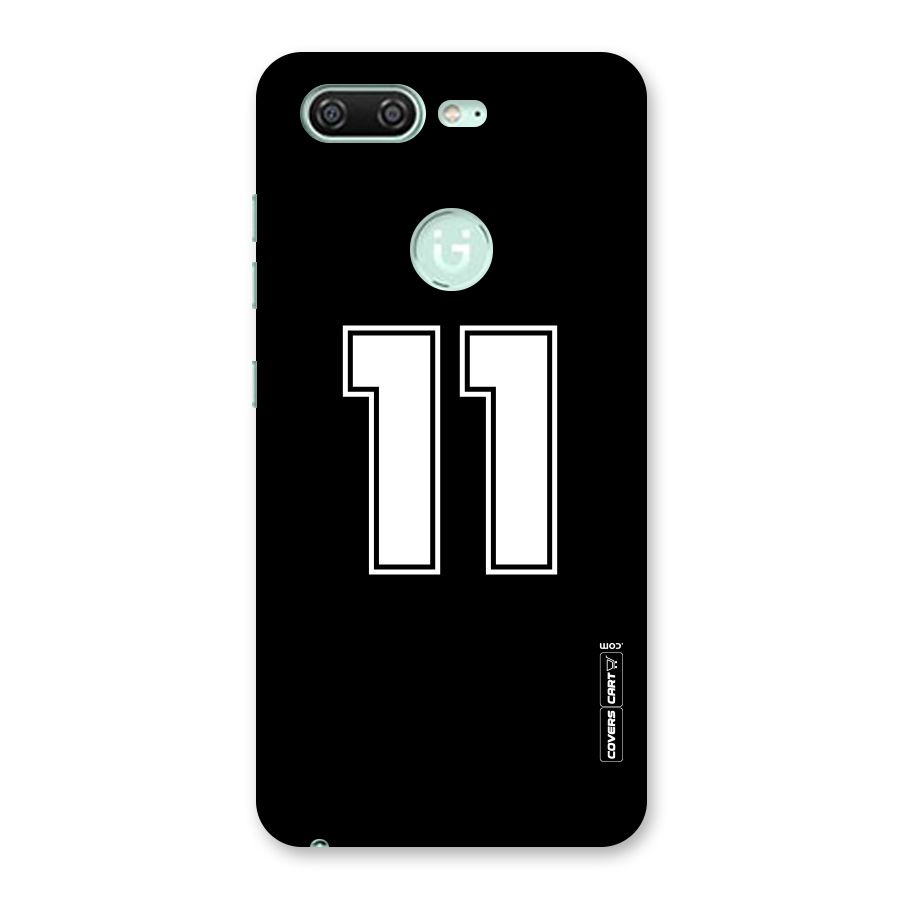 Number 11 Back Case for Gionee S10