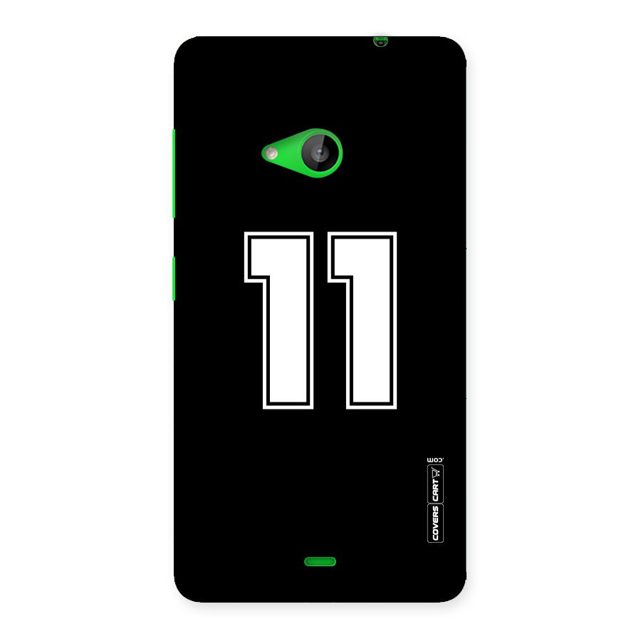 Number 11 Back Case for Lumia 535