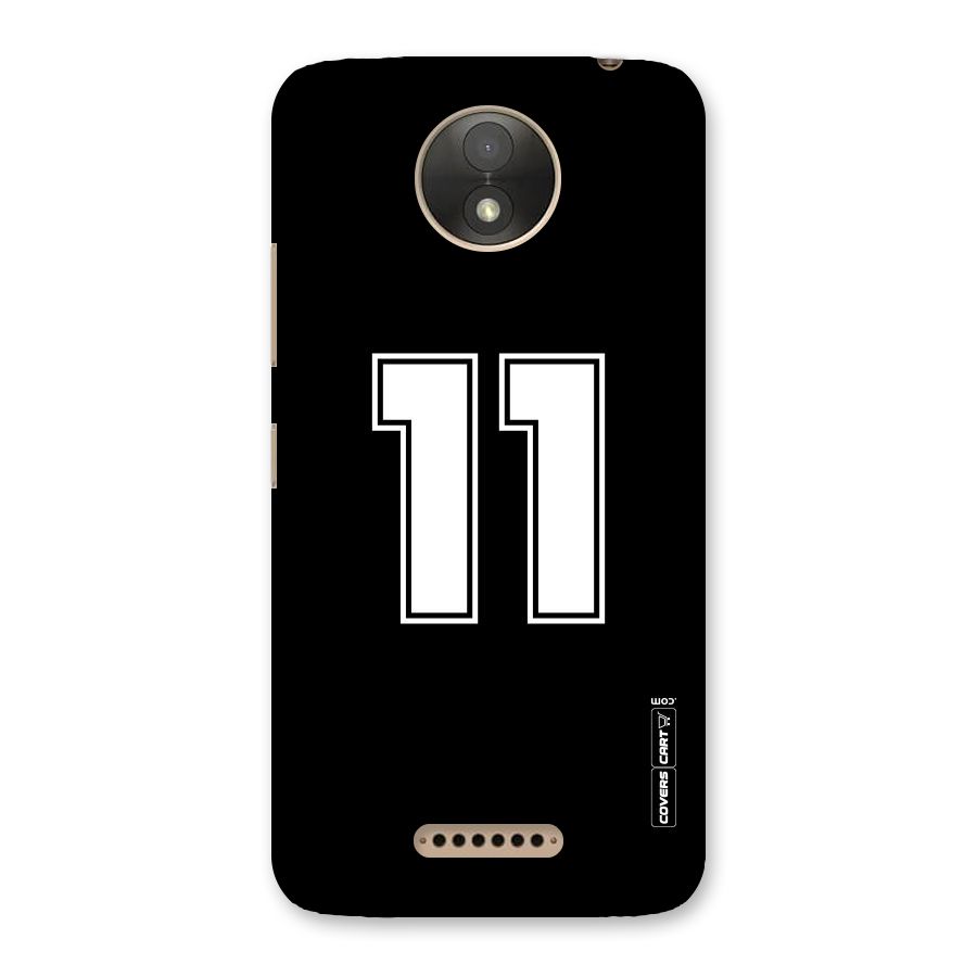 Number 11 Back Case for Moto C Plus