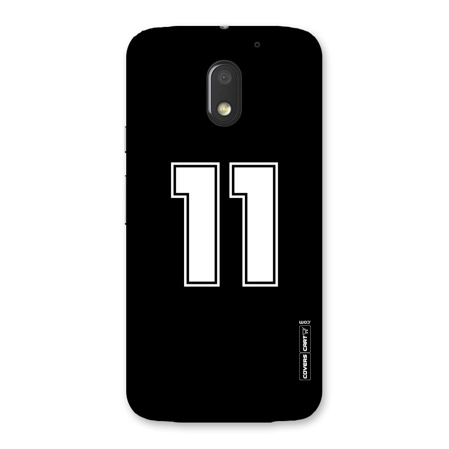 Number 11 Back Case for Moto E3 Power