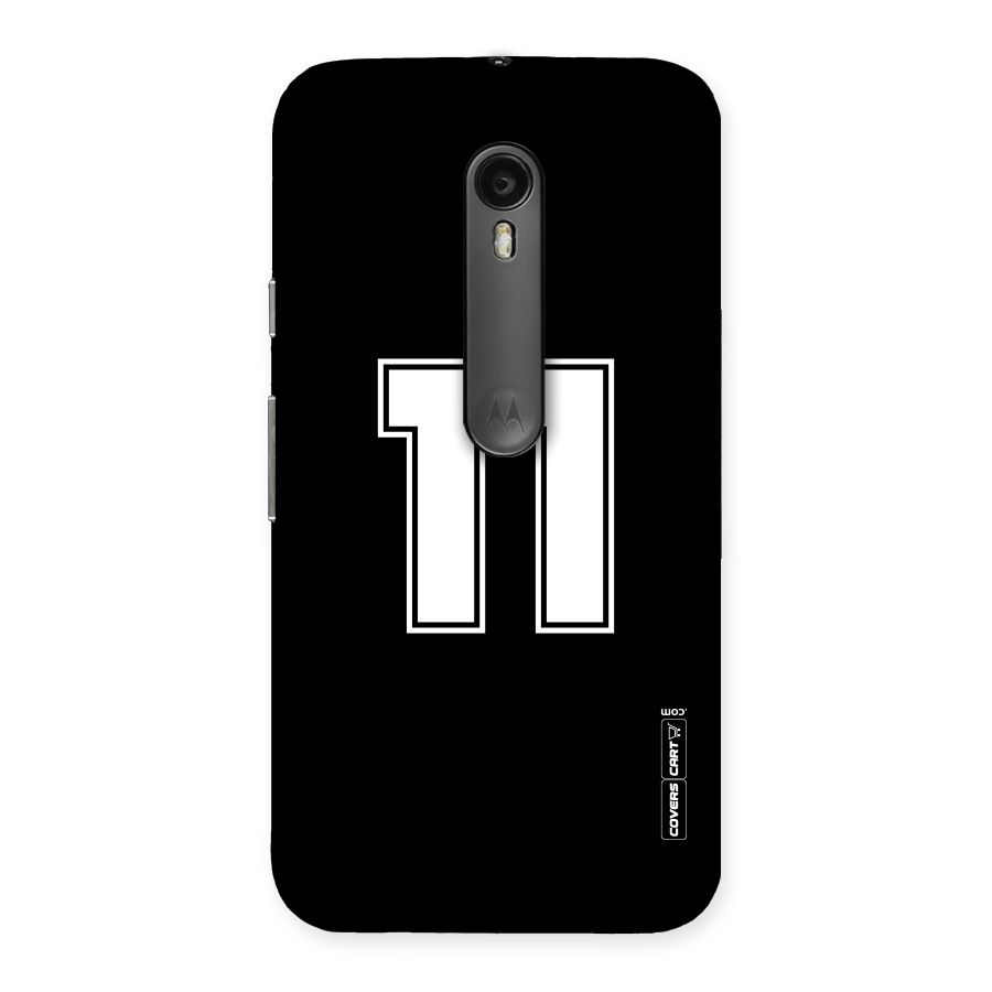 Number 11 Back Case for Moto G3