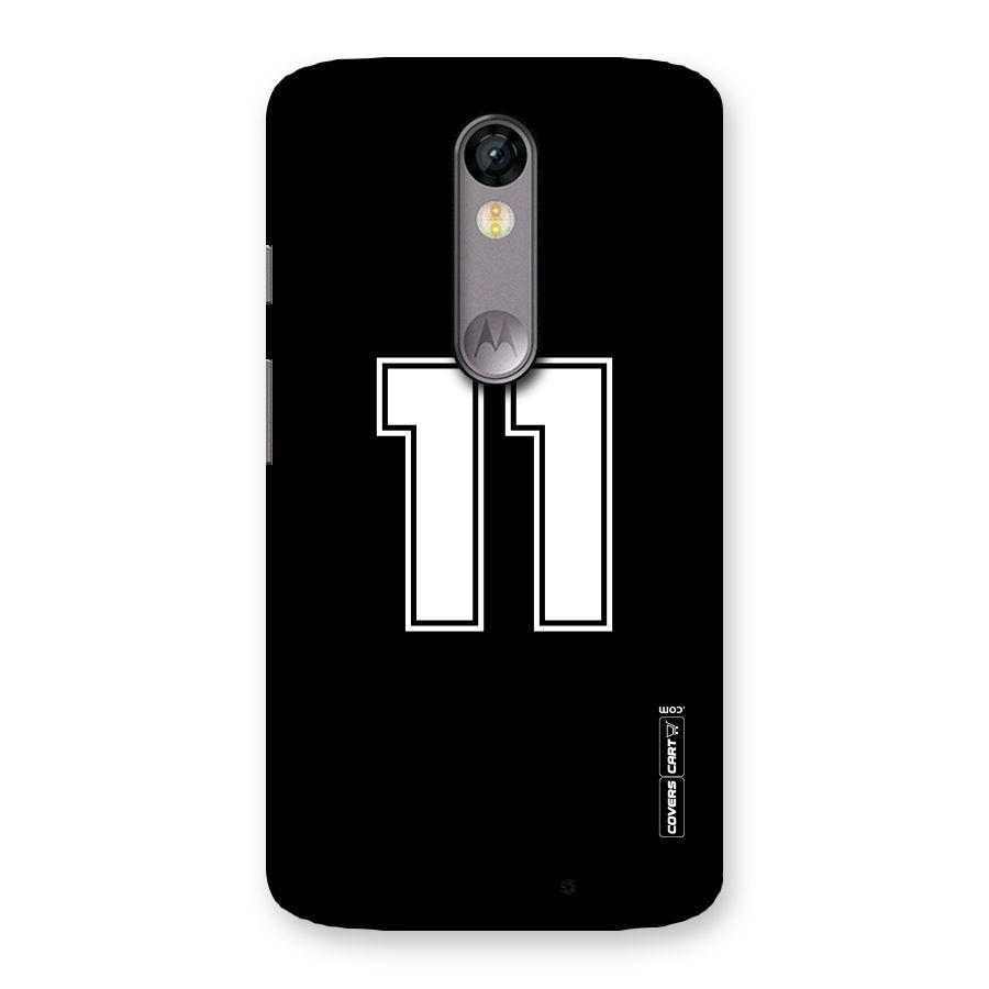 Number 11 Back Case for Moto X Force