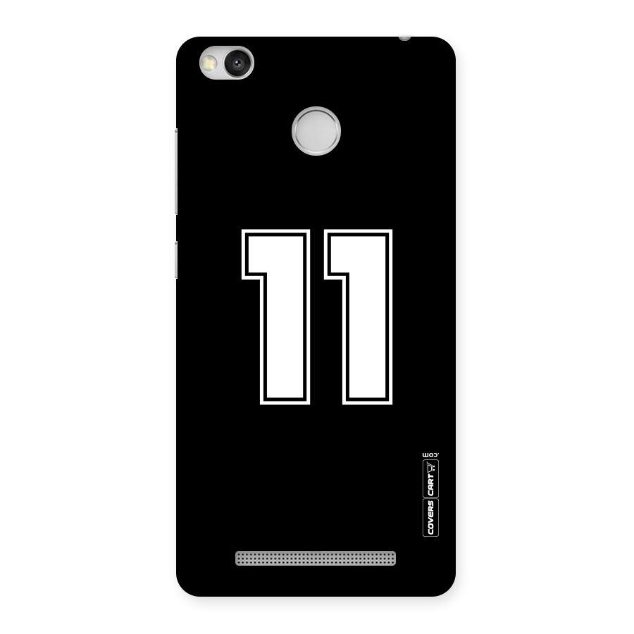 Number 11 Back Case for Redmi 3S Prime