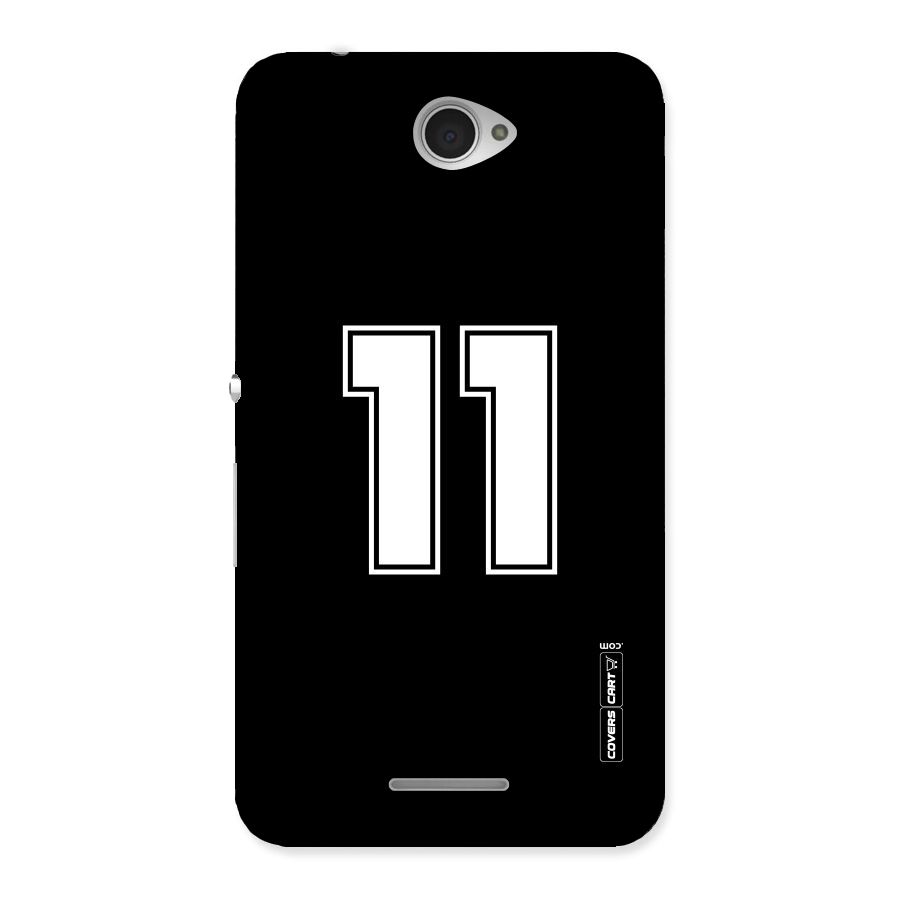 Number 11 Back Case for Sony Xperia E4