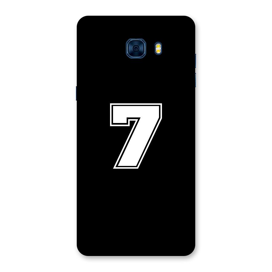 Number 7 Back Case for Galaxy C7 Pro