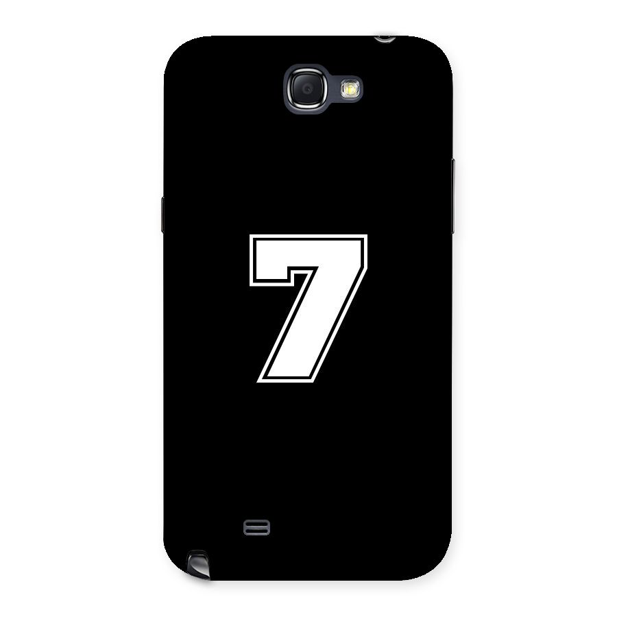 Number 7 Back Case for Galaxy Note 2