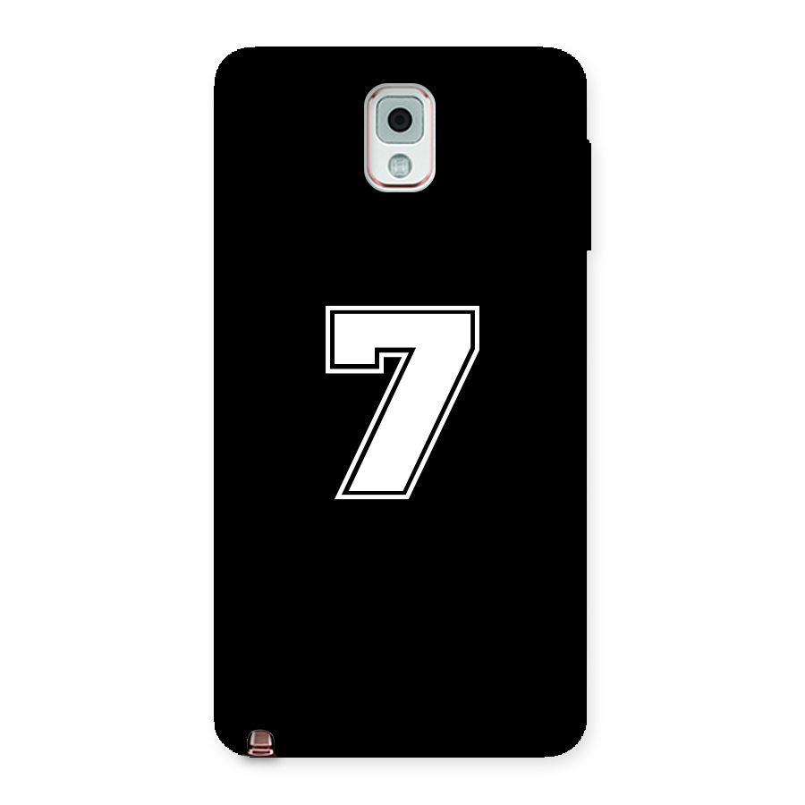Number 7 Back Case for Galaxy Note 3