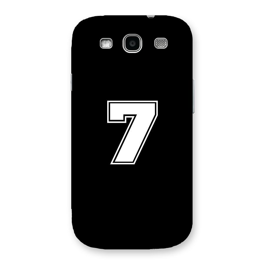 Number 7 Back Case for Galaxy S3