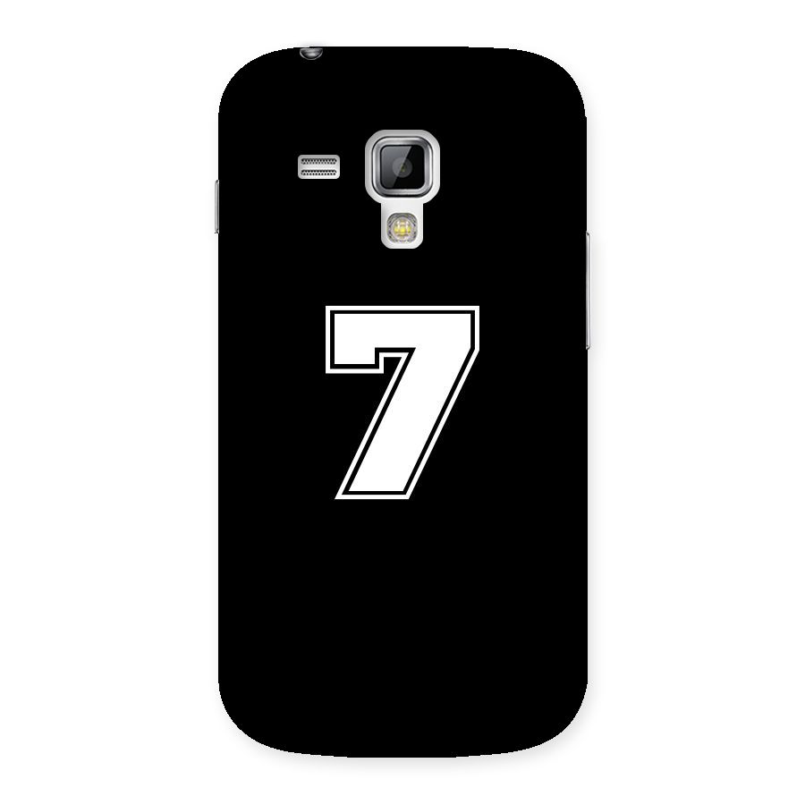 Number 7 Back Case for Galaxy S Duos