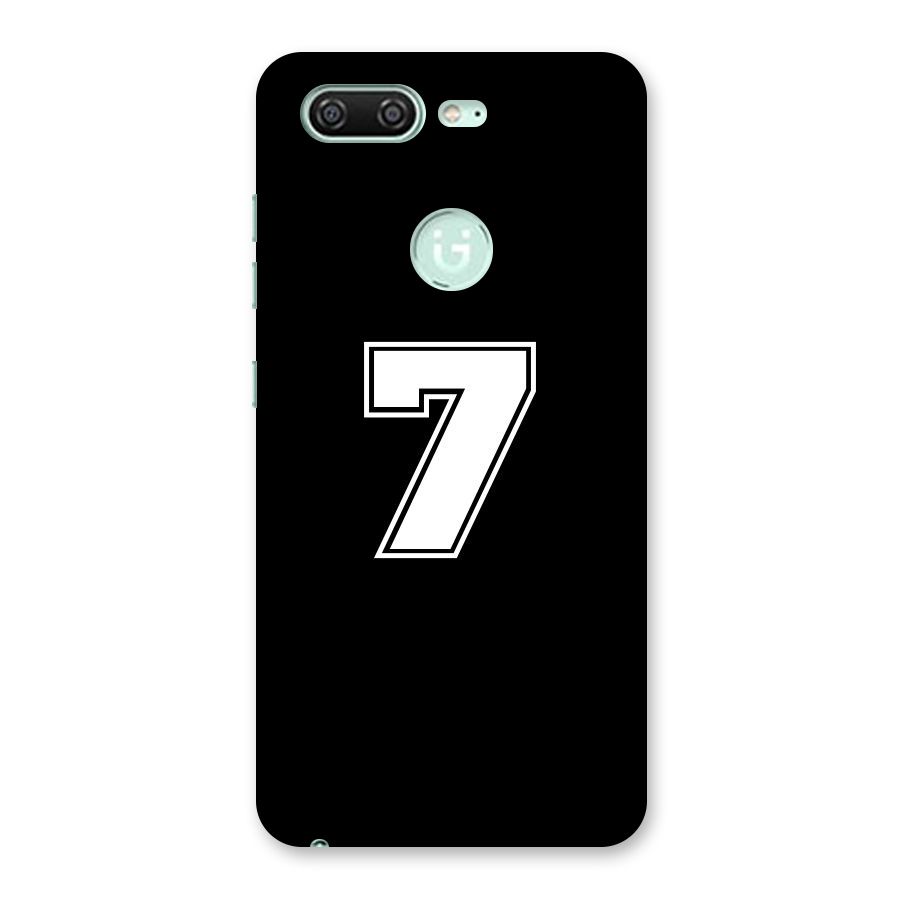 Number 7 Back Case for Gionee S10